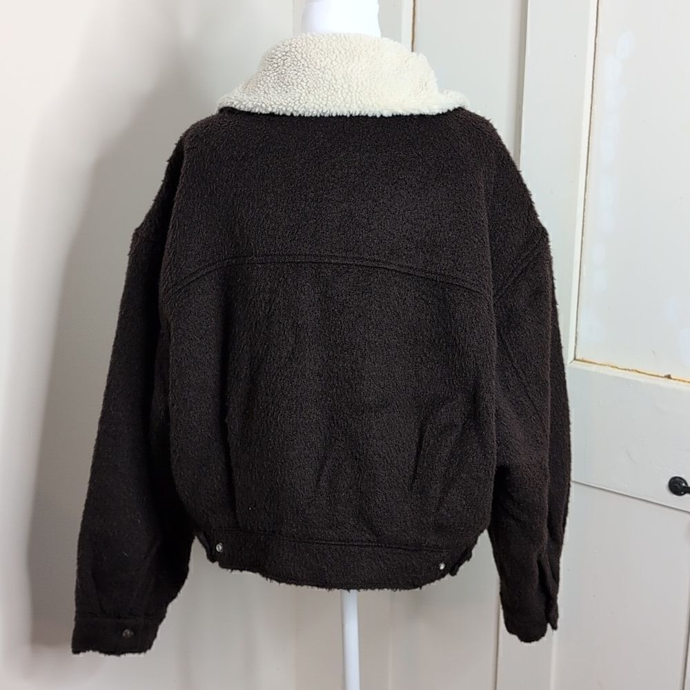 Levi's XL Brown Baby Bubble Wool Trucker Jacket, NEW - Picture 10 of 16